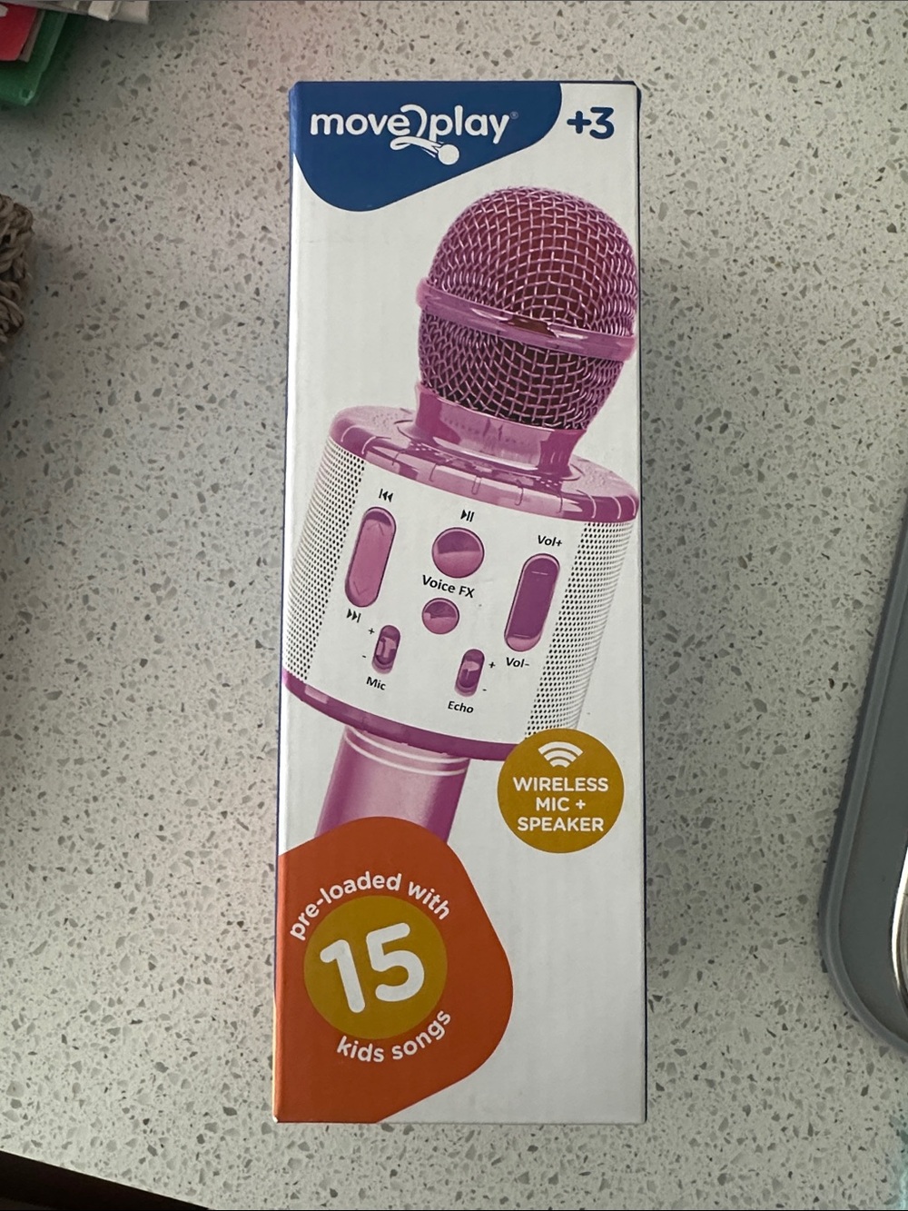 move2play Kids Wireless Karaoke Microphone - Pink